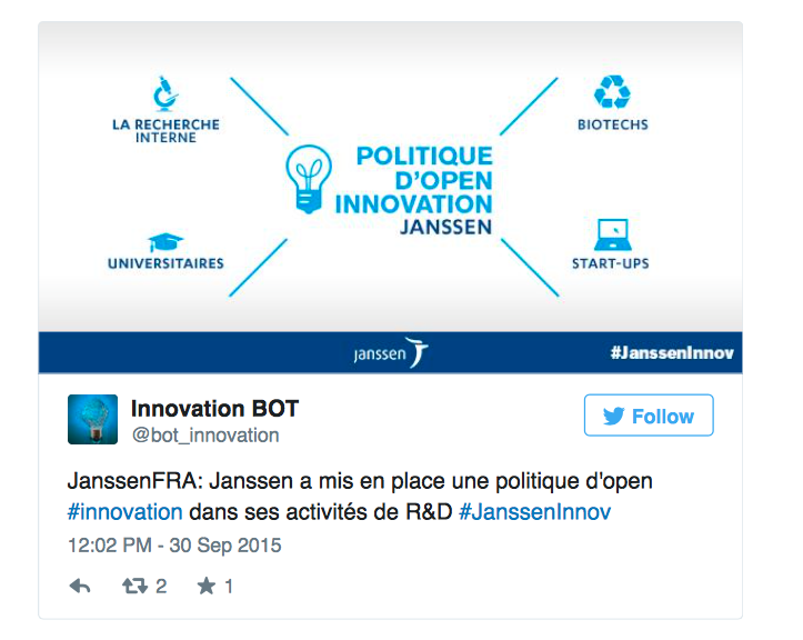 Politique d'Open Innovation de Janssen
